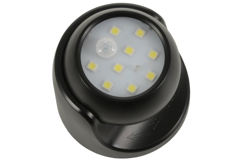 Lyyt  MOTION-SB, bezdrátové LED světlo s pohybovým senzorem, černé