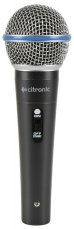 Citronic DM15, dynamický mikrofon, kovové tělo