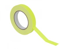 Gaffa páska 19mm x 25m neonově žlutá, UV aktivní Gaffa páska 19mm x 25m neonově žlutá, UV aktivní