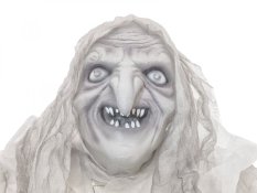 Halloween čarodějnice bílá, 170cm