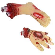 Halloween odříznutá ruka a noha