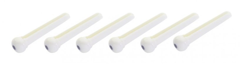 Stagg SP-PIWS-WH, kolíčky do kobylky pro akustickou kytaru