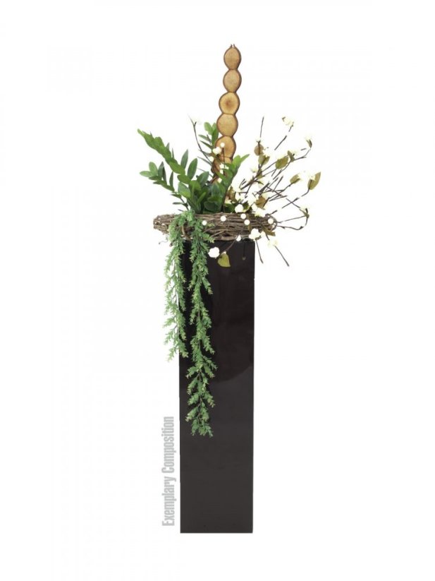 Camelie, s bílými LED diodami, 50 cm
