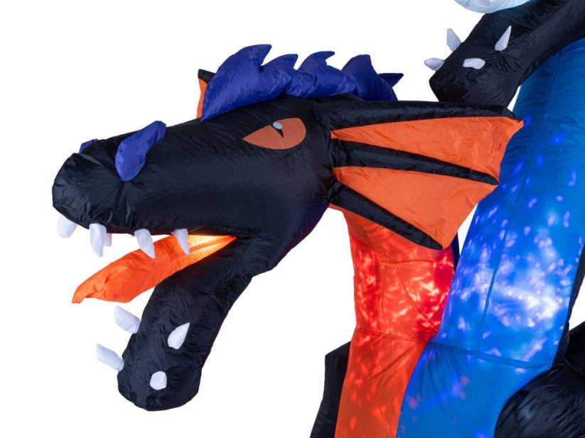 Halloween nafukovací drak, 208 cm