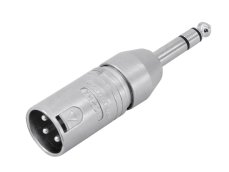 Redukce Neutrik NA3MP, XLR zástrčka - Jack 6,35mm stereo Redukce Neutrik NA3MP, XLR zástrčka - Jack 6,35mm stereo