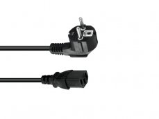 Omnitronic IEC napájecí kabel 3x 0,75mm2, 0,6m, černý