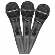 Stagg SDMP15-3, sada 3 dynamických mikrofonů