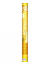 Párty konfety vystřelovací XL 60 cm, zlaté Párty konfety vystřelovací XL 60 cm, zlaté