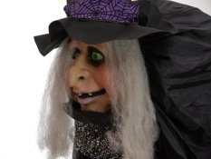 Halloweenská čarodějnice, 180 cm