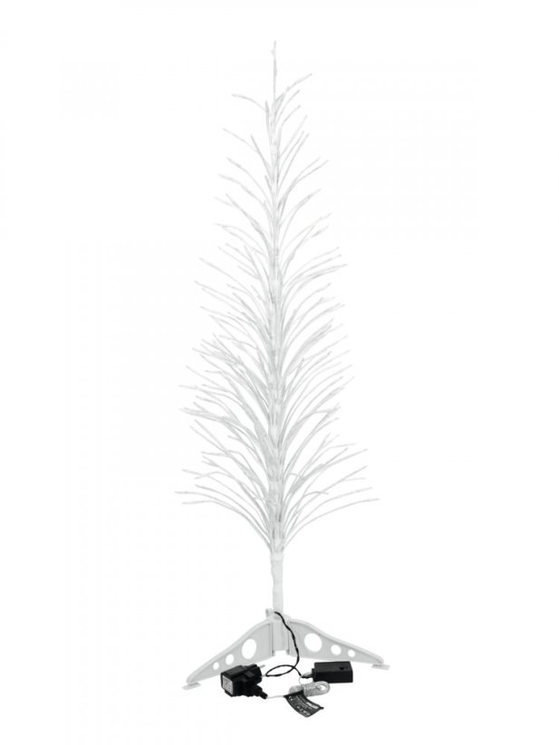 Stromek s LED diodami, výška 155 cm, studená bílá