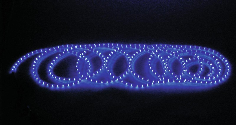 Eurolite rubberlight RL1-230V, modrý, 5m