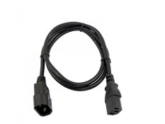 OMNITRONIC IEC Prodlužovací kabel 3x0,75 1m bk