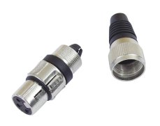 Omnitronic XLR zásuvka 3-pin na kabel, balení 10ks