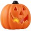 Halloween dýně se světlem, 20 cm