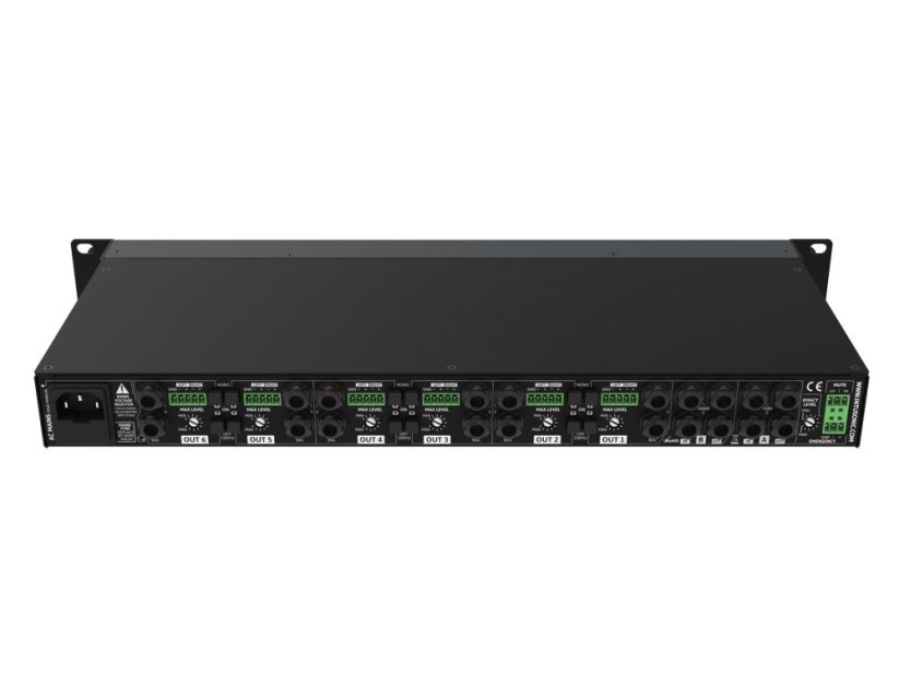 INTUSONIC INTUWORX DLA26, zónový distributor 2-v-6