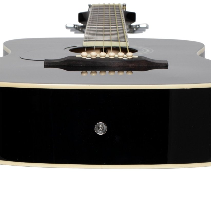Stagg SA20D 3/4 LH-BK, akustická kytara 3/4 typu Dreadnought, levoruká