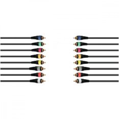 Snake kabel 8x RCA - 8x RCA, 15 m