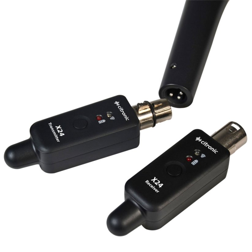 Citronic X24 Plug-in 2,4 GHz, bezdrátový set k ručnímu mikrofonu