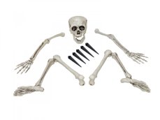 Halloween lebka a končetiny kostlivce Halloween lebka a končetiny kostlivce