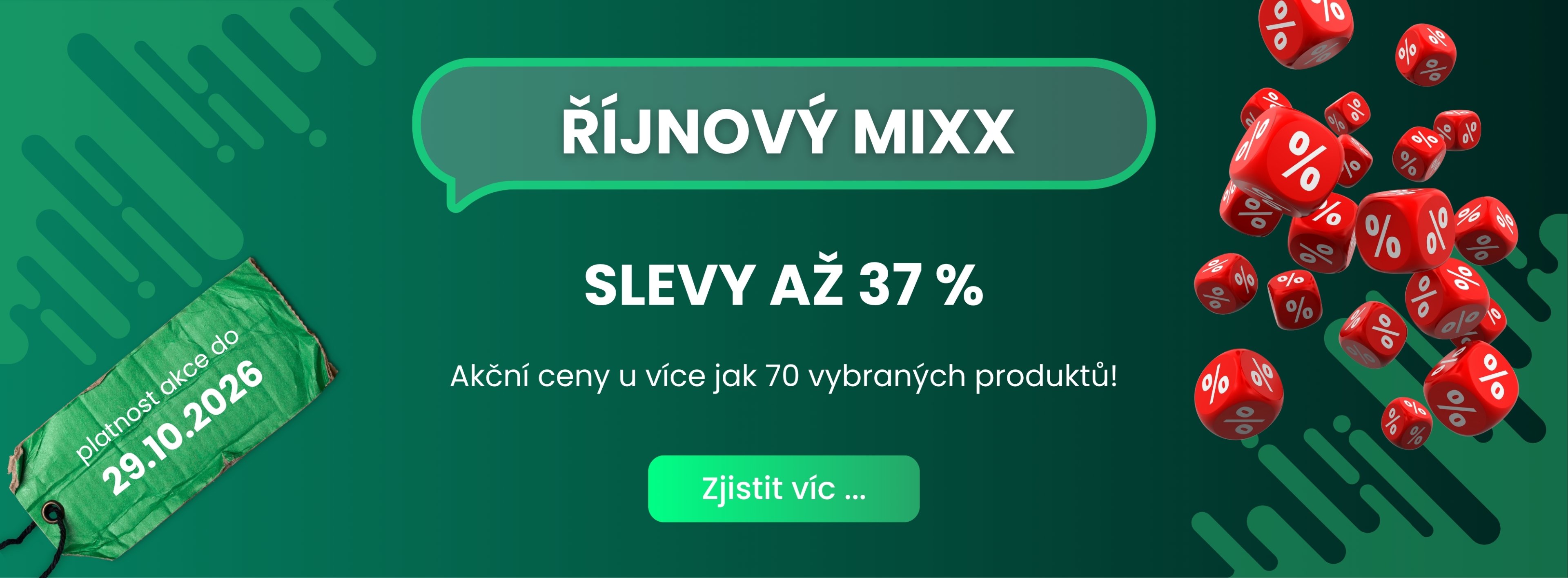 slevy říjen