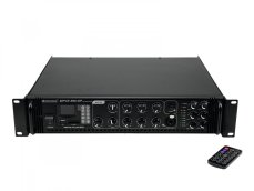 Omnitronic MPVZ-350.6P, 100V 6-zónový mixážní zesilovač, 350W, MP3