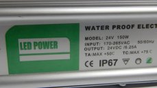 eLite síťový zdroj pro LED osvětlení, 150W/24V, IP67