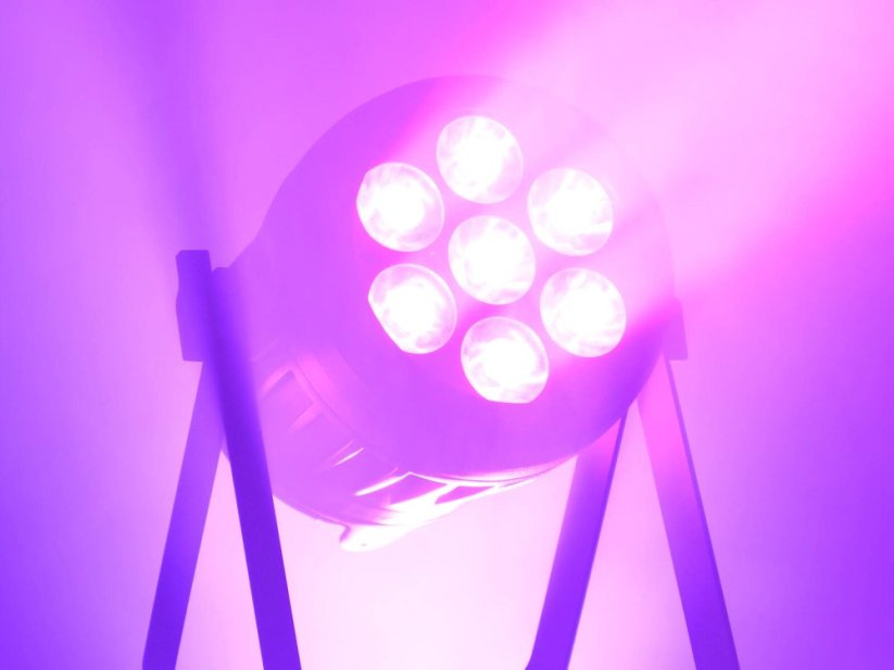 EUROLITE LED IP PAR 7x15W RGBL bodové světlo