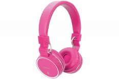 AV:link PBH-10 bezdrátová Bluetooth SD sluchátka, růžová