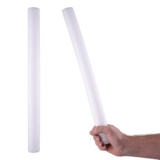 Pěnová tyč s LED světlem, balení 10 kusů, bílá 