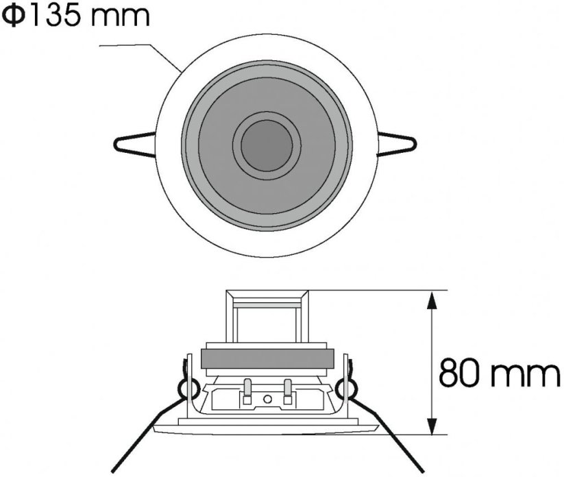 Omnitronic CS-4, bílý