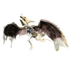 Halloween kostra draka, 90 cm Halloween kostra draka, 90 cm