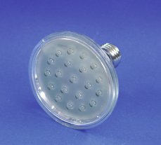 OMNILUX lampa PAR-30 240V E-27 18 LED 5mm žlutá