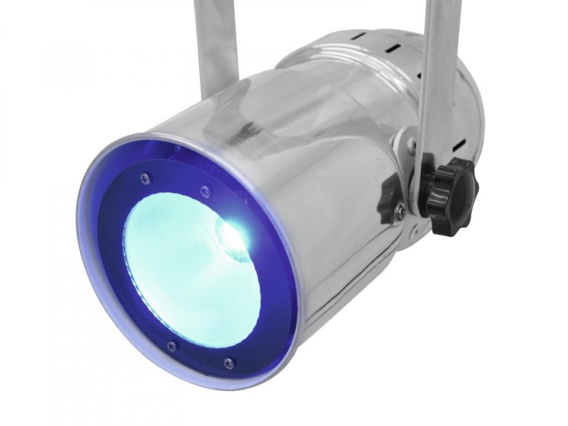 Eurolite LED PAR-30 COB reflektor RGB 30W, stříbrný