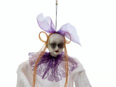 Halloween postava s dětským obličejem, 90 cm