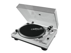 Omnitronic BD-1380 USB, gramofon s řemínkovým pohonem, stříbrný Omnitronic BD-1380 USB, gramofon s řemínkovým pohonem, stříbrný