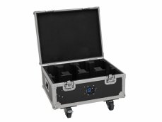 ROADINGER Flightcase 4x AKKU MBT-3 s kolečky a funkcí nabíjení ROADINGER Flightcase 4x AKKU MBT-3 s kolečky a funkcí nabíjení