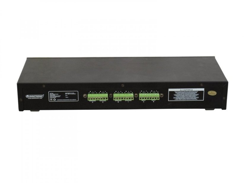 Omnitronic 2/4-zónový PA ovladač hlasitosti 100W stereo, černý - rozbaleno (80711350)