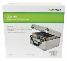 Citronic CDA-40 Hliníkový přepravní kufr na CD