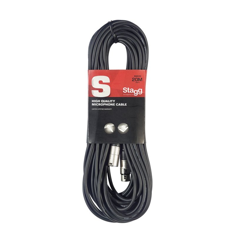 Stagg SMC20, mikrofonní kabel XLR/XLR, 20m