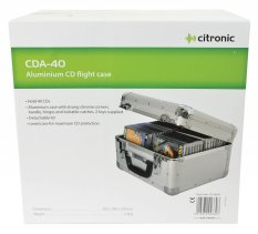 Citronic CDA-40 Hliníkový přepravní kufr na CD Citronic CDA-40 Hliníkový přepravní kufr na CD