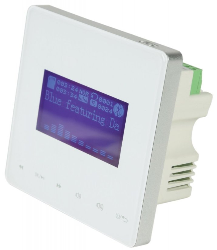 Adastra WA-215, nástěnný zesilovač a podhledové reproduktory, 30W, bílé
