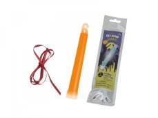 Svítící tyčinka 15 cm, sada 12 ks, oranžová