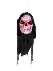 Halloween krvavá lebka, 80 cm Halloween krvavá lebka, 80 cm