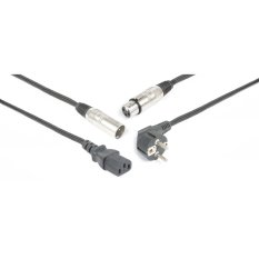 Power/Signal Cable Audio XLR 15m, napájecí a signálový kabel v jednom