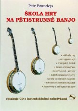 Škola na pětistrunné banjo + CD - použito (25851132)