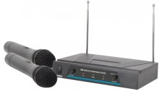 QTX VHF-2, bezdrátový mikrofon, 2 kanálový, 173,8 + 174,8 MHz