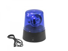 Eurolite LED mini policejní maják modrý, USB/Baterie