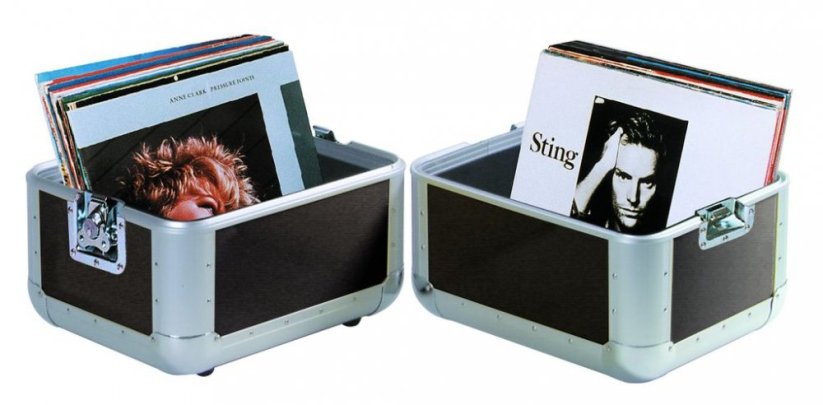 LP Case černý 50/50, case na LP desky