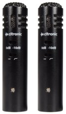 Citronic ECM20, kondenzátorové mikrofony, pár