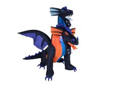 Halloween nafukovací drak, 208 cm Halloween nafukovací drak, 208 cm